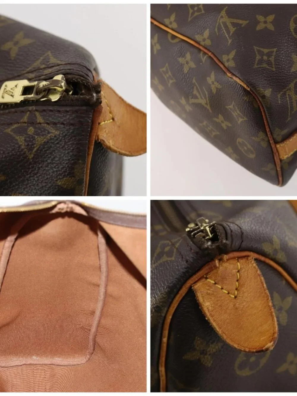 LOUIS VUITTON Monogram Flanerie 45 Shoulder Bag M51115 LV Auth LNZ116
